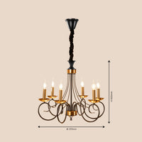 Whimsical Black Chandelier