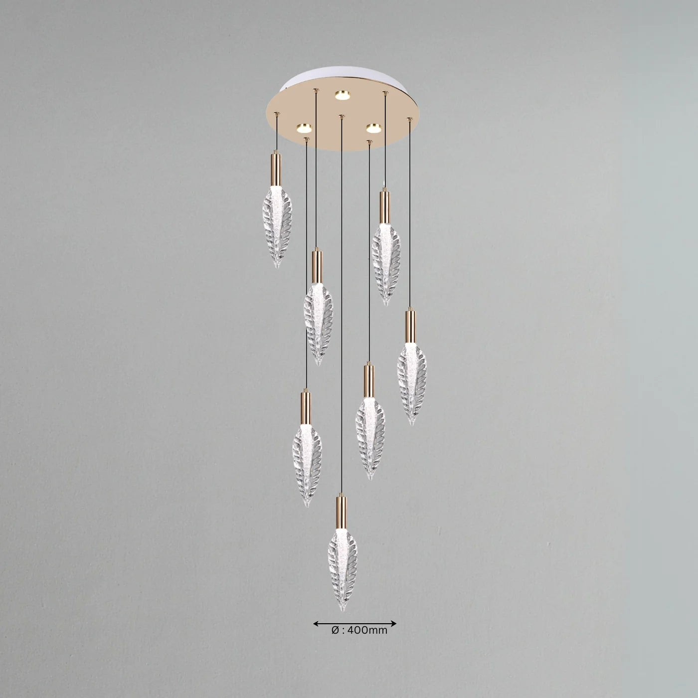 Whispering Leaves Hanging Light - Teenbatti