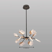 Winter Leaf Chandelier - Teenbatti