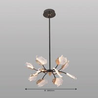 Winter Leaf Chandelier