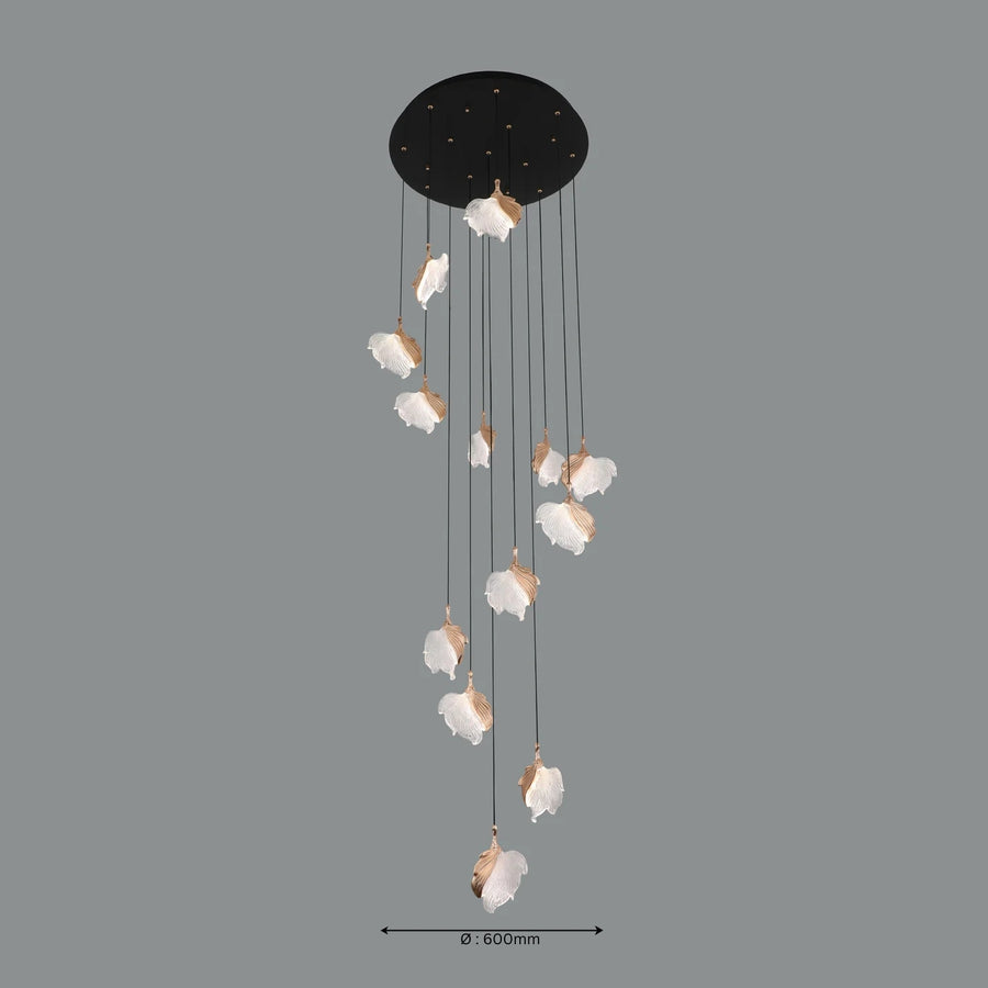 Winter Leaf Hanging Light