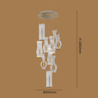 The Prism Veil Cascade Pendant Light